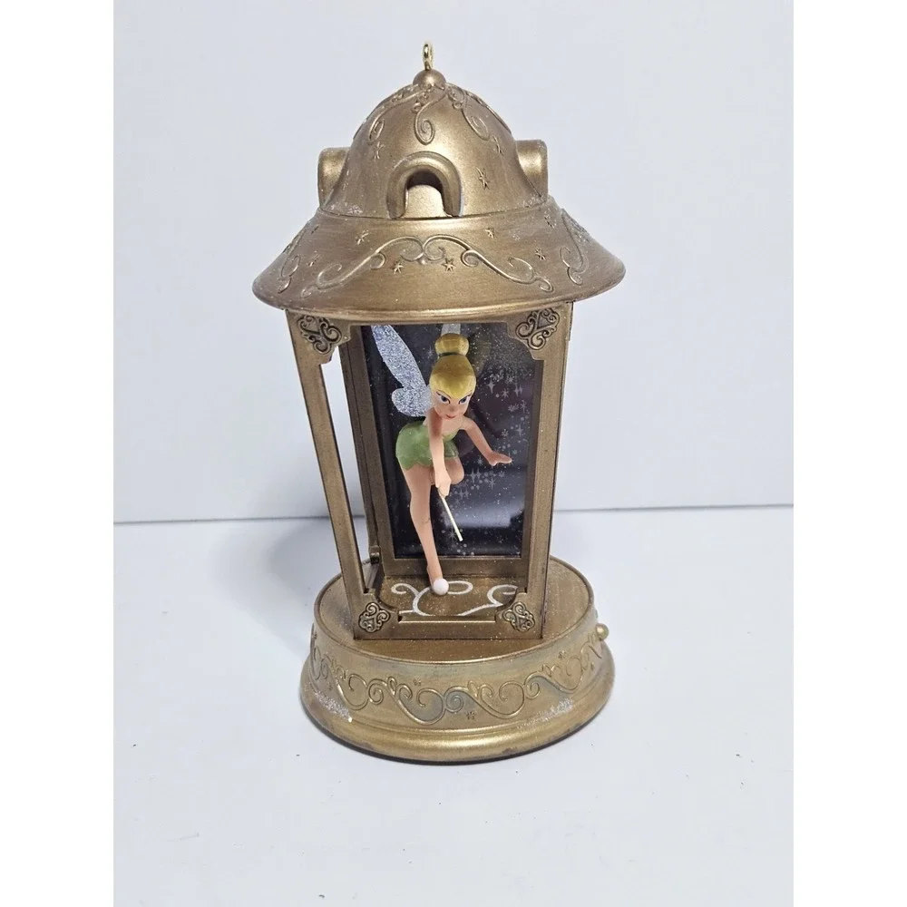 2011 Hallmark Tinker Bell's Magic Lantern Disney Ornament Light Sound QXD1647